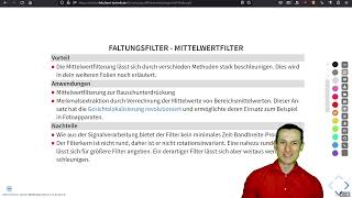 Bildverarbeitung  Faltungsfilter  MittelwertFilter [upl. by Persons531]