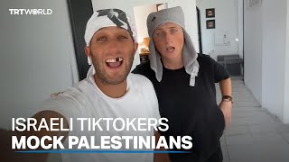 Israeli TikTokers mocking embattled Palestinians goes viral in Israel [upl. by Lucius345]