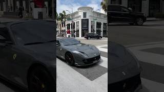 LOUD Ferrari 812 in Beverly Hills supercars ferrari812 ferrari carspotting automobile [upl. by Elton775]