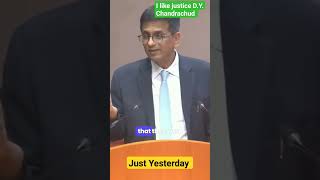 Just Yesterday  Dr Justice DY Chandrachud [upl. by Kisung991]