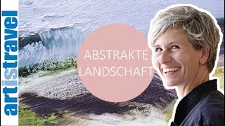 Einfache abstrakte Landschaften in Öl mit Tania Strickrodt [upl. by Sutelc]