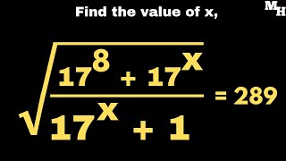 A Nice Radical Equation Maths Olympiad  Solving Exponential Equation With Square Roots  Find x [upl. by Lorraine934]