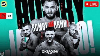 OKTAGON 61 Paradeiser vs Duque  LIVE STREAM  MMA FIGHNT COMPANION  PRELIMS  Czech Republic [upl. by Tatiania]