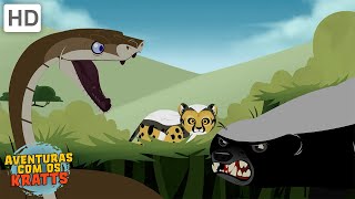 Batalhas de criatura  Cada confronto de criaturas Parte 113  Aventuras com os Kratts [upl. by Nodlehs14]