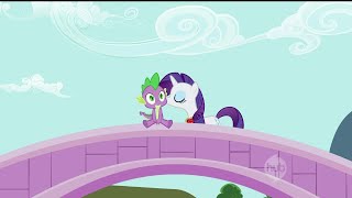 Rarity Calling Spike Her Hero And Gives Him A Kiss  My Little Pony Friendship Is Magic [upl. by Ottavia]