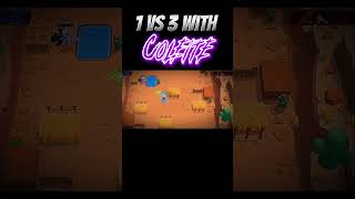 1 vs 3 with COLETTE brawlstars edit shorts [upl. by Zipporah103]