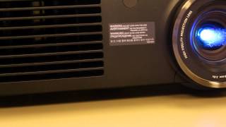 Part 2 HD Panasonic PTAE8000U  PTAT6000E 3D Home Theater Projector Video Big Bro of PTAE7000U [upl. by Nadean]