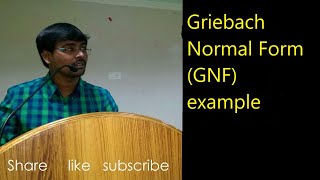 318 Conversion From CFG into GNF Griebach Normal Form Procedure With Example1  TOCFLAT [upl. by Eelloh824]