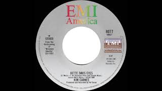 1981 HITS ARCHIVE Bette Davis Eyes  Kim Carnes a 1 recordstereo 45 [upl. by Kenon]