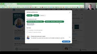 How to Set and Manage Your Open to Work Preferences on LinkedIn [upl. by Toh]