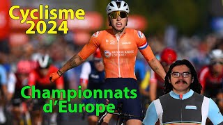 🚴‍♂️Championnats dEurope  Course Femme Espoirs et junior homme Wiebes Copponi Lozouet [upl. by Mercier108]