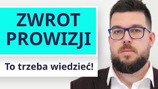 Zwrot prowizji bankowej  TO TRZEBA WIEDZIEĆ [upl. by Esilahc]