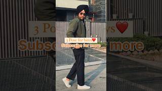 Instagram Poses for mens  3 Best pose for punjabi boys 🔥🔥 [upl. by Dlanod]