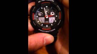 How to adjust the time on a g shock watch [upl. by Hilbert]