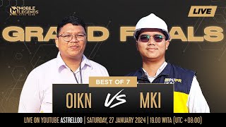 FINAL LIGA PERSAUDARAAN OIKN VS MKI  MOBILE LEGENDS [upl. by Aneba191]