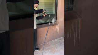 SH Window Cleaning final process for ￼construction cleaning pressure washing [upl. by Royall]