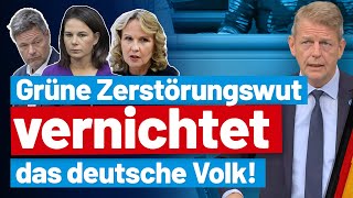 Grüne Politik Menschenverachtend und freiheitsfeindlich Karsten Hilse  AfDFraktion im Bundestag [upl. by Natye714]