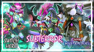 SUBTERROR CONTROL DECK COMBO RANKED GAMEPLAY YuGiOh Master Duel masterduel subterror [upl. by Farrel]