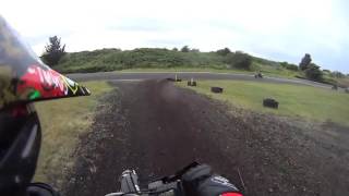 Norasport Supermoto Round 7  Teesside  Pit Bike  Race 2 [upl. by Eirehs]