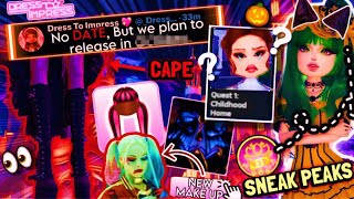 🎃Halloween Update Is GOING TO BE HUGE NEW Items MAPS amp MORE REVEALED😱  Dress to Impress [upl. by Mcgee]