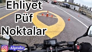 Motorsiklet Ehliyet Direksiyon Sınavı Dikkat Etmeniz Gerekenler Tavsiyeler [upl. by Matthias]