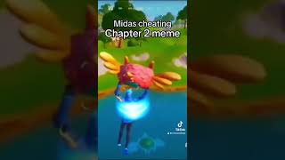 Midas chezting Fortniteclip fortnitememes Midas chapter2 season2 OG [upl. by Harle216]