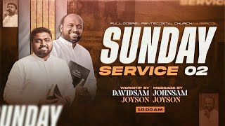 SUNDAY 2nd SERVICE 12112023​​  JOHNSAM JOYSON  DAVIDSAM JOYSON  FGPC NAGERCOIL [upl. by Aerb]