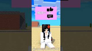 Help Sadako to sculpt super boyfriend challange minecraft shortsviral trendingshorts [upl. by Rehtnug718]