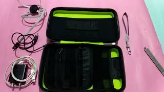 TIZUM Electronic Gadgets amp Accessories Organizer Pouch unboxing and review hindi primetechvision [upl. by Nickey]