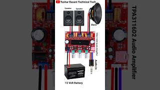 TPA3116D2 Audio Amplifier Kit Connection shorts [upl. by Einnij835]