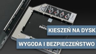 Kieszeń na dysk do laptopa  wygoda i bezpieczeństwo [upl. by Lindahl]