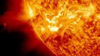 NASA Registra Explosões no Sol  Solar flares Amazing NASA footage of sun blast [upl. by Casilde]