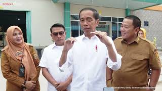 Keterangan Pers Presiden Jokowi Saat Kunjungi SMKN 3 Metro Lampung 27 Oktober 2023 [upl. by Eixam608]