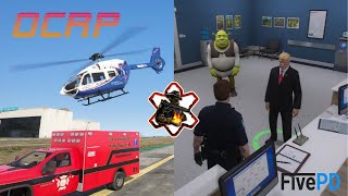 VOD OCRP FireEMS and then I deal with the presidents in FivePD [upl. by Nylra]