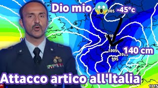 METEO ITALIA  ARRIVA LA NEVE IN PIANURA E IL GRANDE GELO  BOMBA POLARE [upl. by Zillah257]