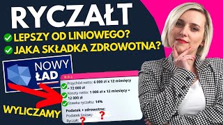 RYCZAŁT od 2022 Jakie Składki ZUS Jakie Stawki Dla kogo Liniowy lepszy Zmiany w Nowy Polski Ład [upl. by Kirbee]