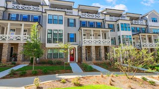 New LUXURY Townhome wELEVATOR and ROOF TOP DECK in Alpharetta GA North of ATLANTA LEASED [upl. by Eynttirb]