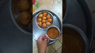 Delicious Punugulu and Spicy Chutney 😋 food viral shorts youtubeshorts [upl. by Launce472]