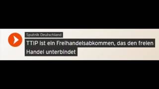 Freihandelsabkommen TTIP verhindern  Folker Hellmeyer Chefanalyst Bremer Landesbank sputniknews [upl. by Kilroy]