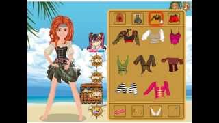 Zarina The Pirate Fairy Dress Up Game Preview [upl. by Michell]