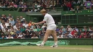 Boris Becker Jockstrap Lines Showing Through Shorts  Wimbledon 1992 [upl. by Abba211]