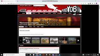 Warsword Conquest mod clean install guide 2022 September Unofficial Outdated [upl. by Malvina476]