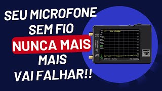 Microfones Falhando Nunca Mais  Como usar um analisador de espectro TinySA [upl. by Truda380]