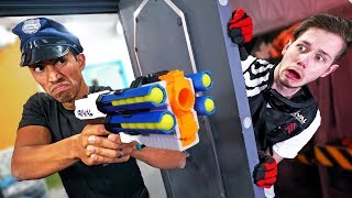 NERF Cops amp Robbers Challenge [upl. by Edmon]