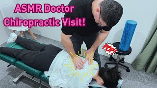 ASMR doctor Satisfying ASMR spinal crack  Asmr chiropractic adjustment crack Compilation [upl. by Elisabeth]