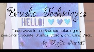 Brusho Techniques [upl. by Nolyaw]