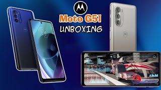 Moto G51 5G Unboxing And First Impressions [upl. by Stephana156]