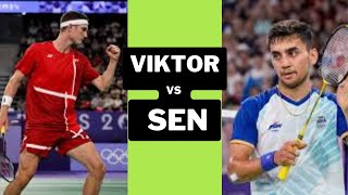 Viktor Axelsen vs Lakshya Sen Highlights  Paris Olympics 2024  Lakshya Sen Badminton Highlights [upl. by Einneb]