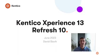 Demo Kentico Xperience 13 Refresh 10 [upl. by Nnylharas]