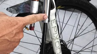 Ganti Rebound Fork Suntour Epixon Epicon [upl. by Anilocin]